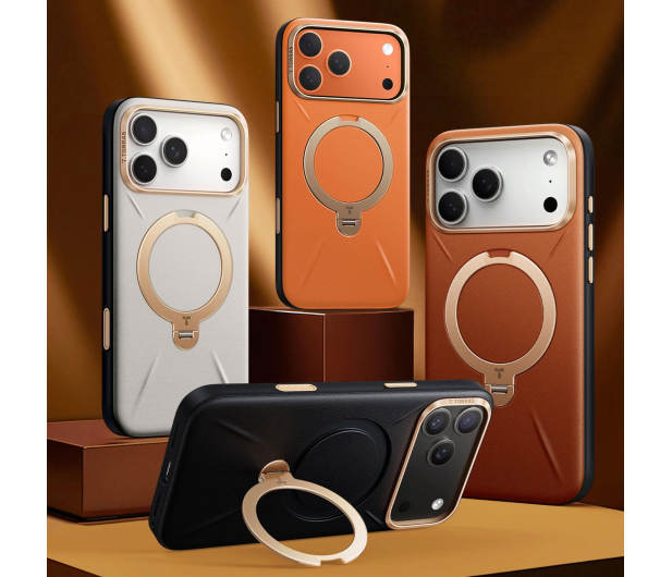 TORRAS QPRO Leather do iPhone 17 Pro (Amber Brown) - 1483051 - zdjęcie 8